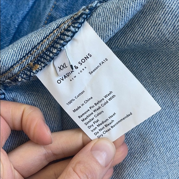 Ovadia distressed denim jacket - Picture 3 of 3